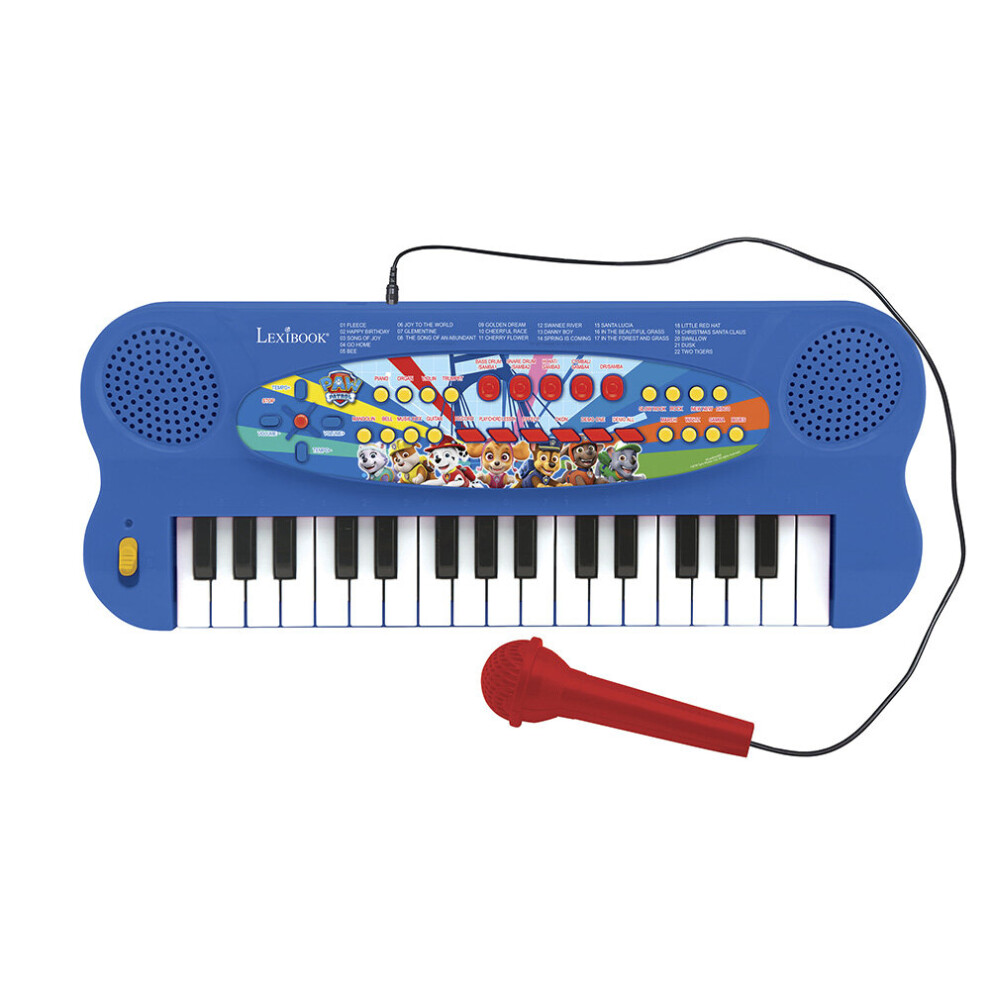 Lexibook Paw Patrol Electronic Keyboard With Mic And Line-In Cable (32 Keys)