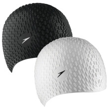 Speedo Bubble Cap Black Adult