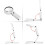 10 Stort förstoringsglas med ljus – 8 LED-lampor – Vikbart stativ 6