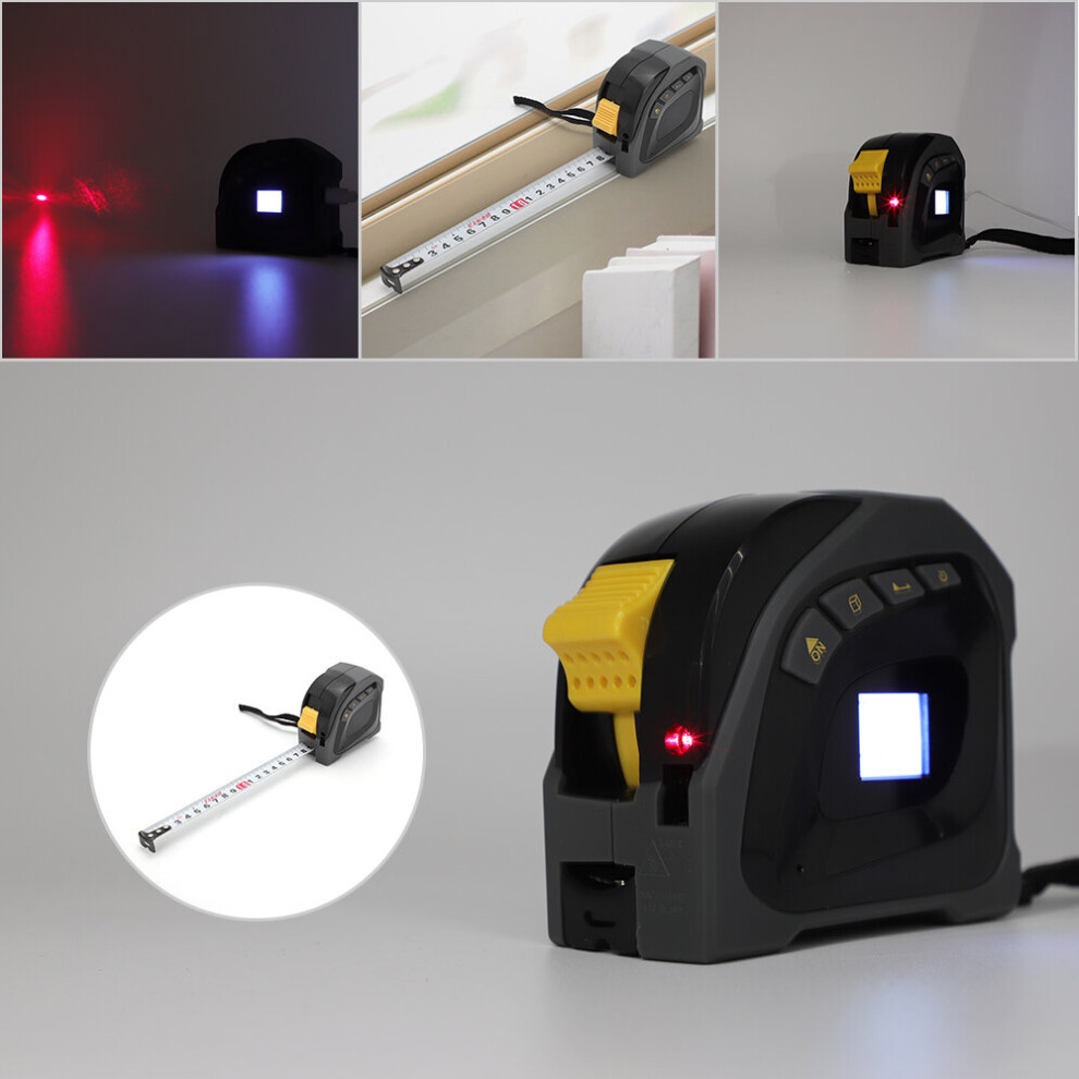 4 In1 Digital Laser Tape Measure Point Distance Range Finder Measuring 714367590295