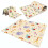 2Side Baby Play Mat Crawling Μαλακή κουβέρτα πτυσσόμενο κινούμενο σχέδιο αδιάβροχο πικνίκ Carp 1