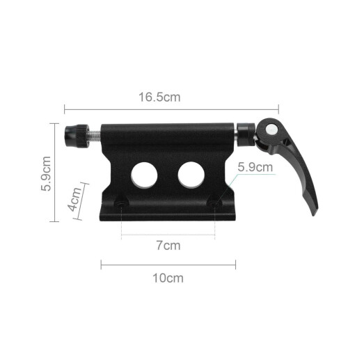 Bike Mount Bracket Carrier Quick-release Rack Holder Front Fork Lock 2