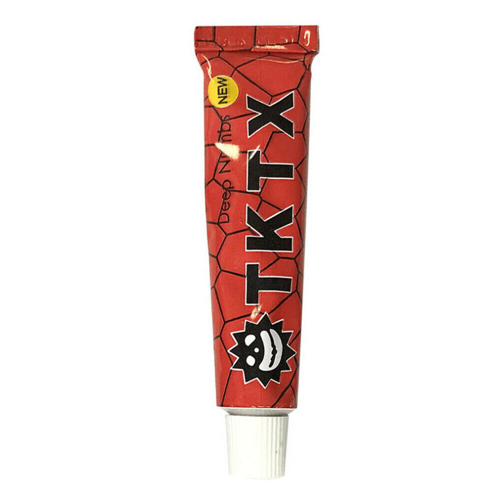 (Red) TKTX Tattoo Numbing Cream Waxing Piercing Eyebrow 