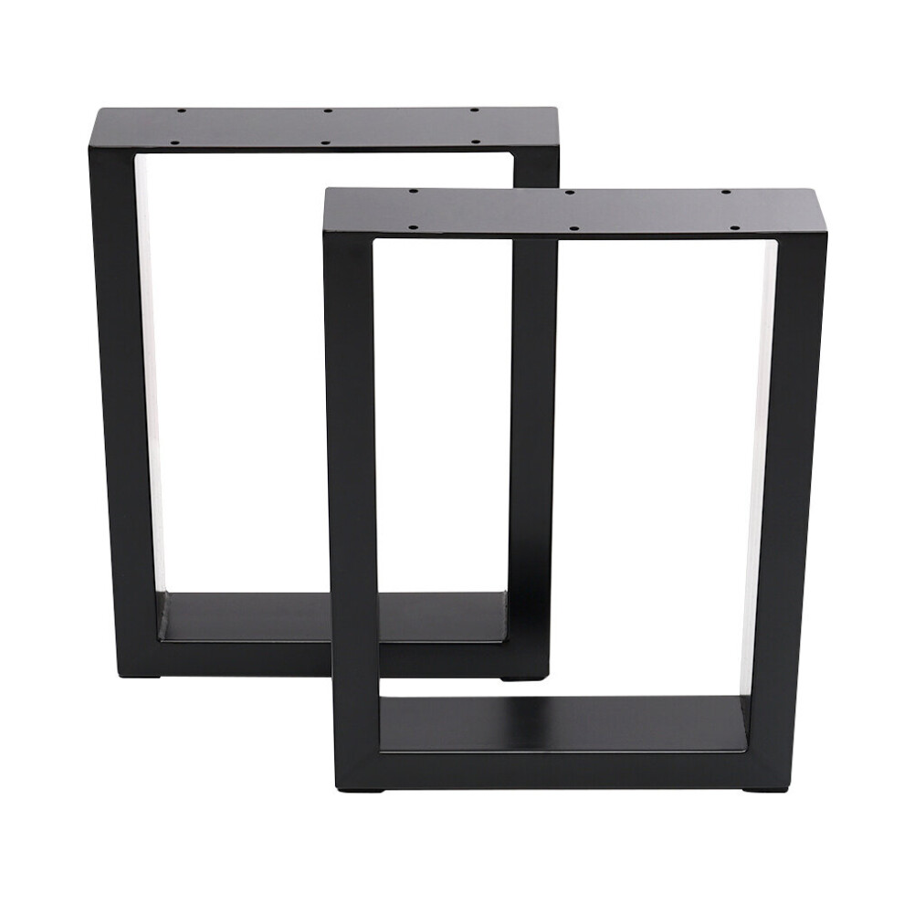 (Square-30*7*40) Pair Of Metal Steel Legs Industrial Style Base Frame Dining Table Desk Bench 747492440166