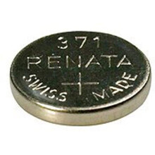 :Renata 371 - SR920SW Wrist Watch Battery Button Cell - Low Drain Silver Oxide Mercury-Free 1.55v