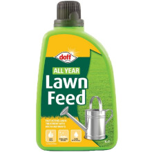 Doff All Year Lawn Feed Garden Essential Feed Fast Acting, 1 x Doff All Year Lawn Feed 1L by Thompson and Morgan
