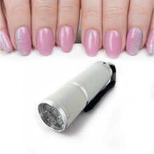 Glamza Nail Cure LED Portable Light Fast Drying UV Lamp White
