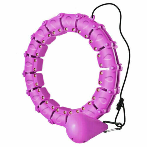 (Purple) Smart Hula Hoop 1KG Fitness Gym Exercise