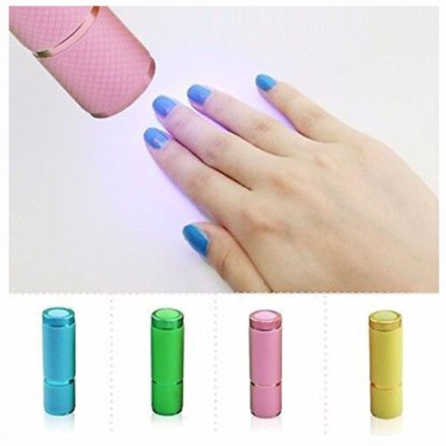 Glamza Nail Cure LED Portable Light Fast Drying UV Lamp White 2