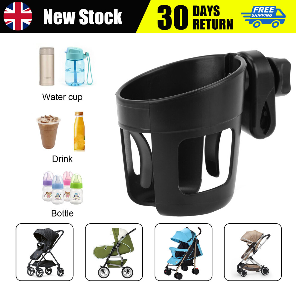 Baby Stroller Pram Cup Holder Universal Bottle Drink Water Bike Bag on OnBuy