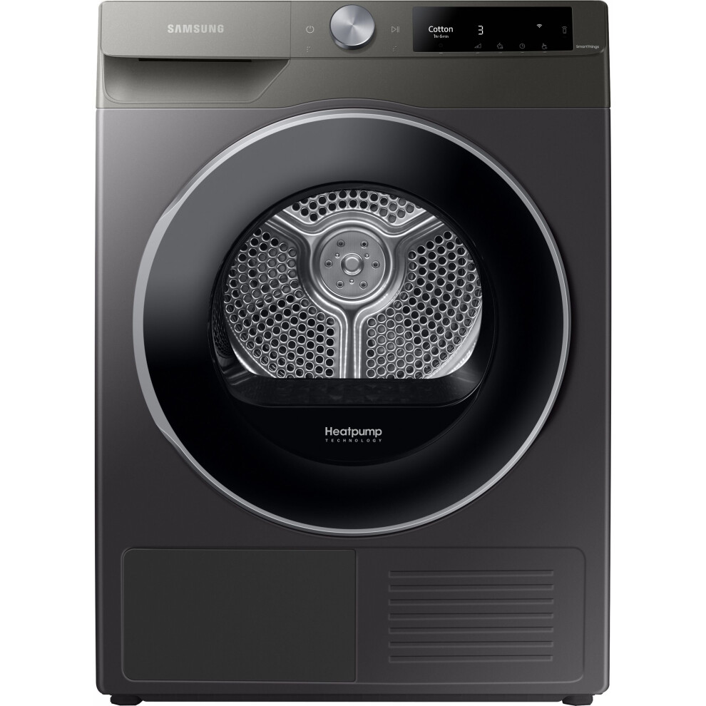 Samsung Series 6 OptimalDry DV90T6240LN Wifi Connected 9Kg Heat Pump Tumble Dryer - Graphite