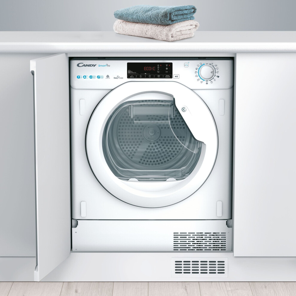 Candy 7kg Integrated Heat Pump Tumble Dryer White - Image 6