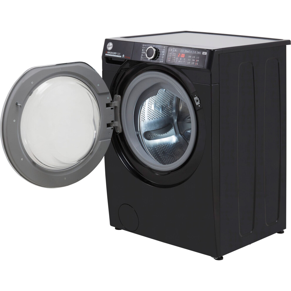 Hoover H-WASH 500 HDD4106AMBCB Wifi Connected 10Kg / 6Kg Washer Dryer with 1400 rpm - Black