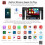7" Android 10.0 Single Din Car Stereo DAB+ DSP 4G WiFi OBD2 Bluetooth DVR CarPlay Universal Sat Nav 16