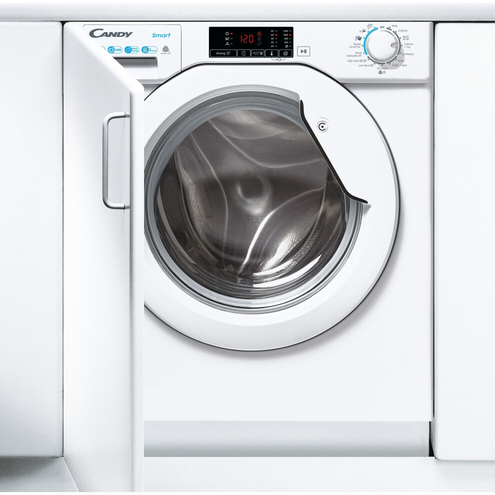 Candy CBD495D1WE/1 Integrated 9Kg / 5Kg Washer Dryer with 1400 rpm - White