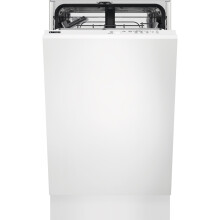 Zanussi ZSLN1211 Fully Integrated Slimline Dishwasher - Black Control Panel with Sliding Door Fixing Kit