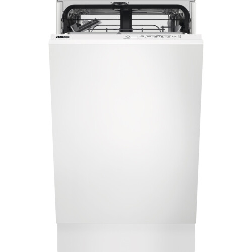 Zanussi ZSLN1211 Fully Integrated Slimline Dishwasher Black Control