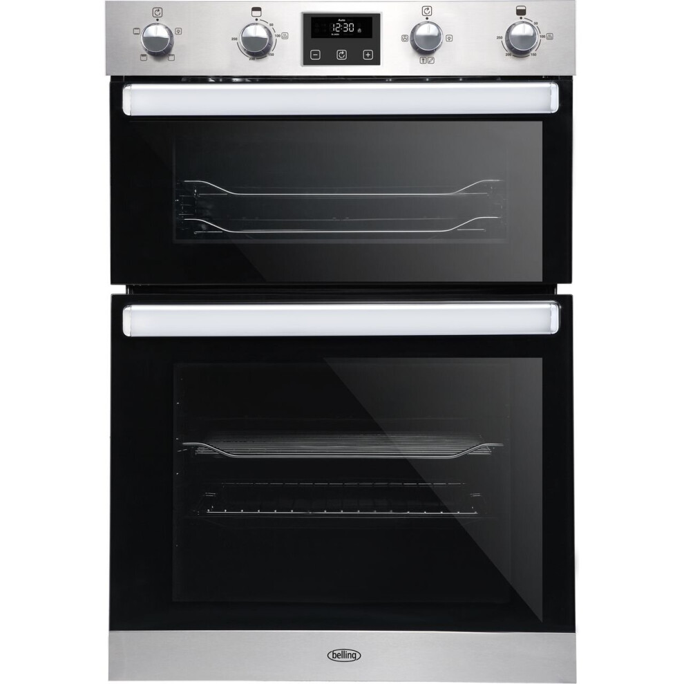 Belling BI902FP Built In Electric Double Oven - Stainless Steel