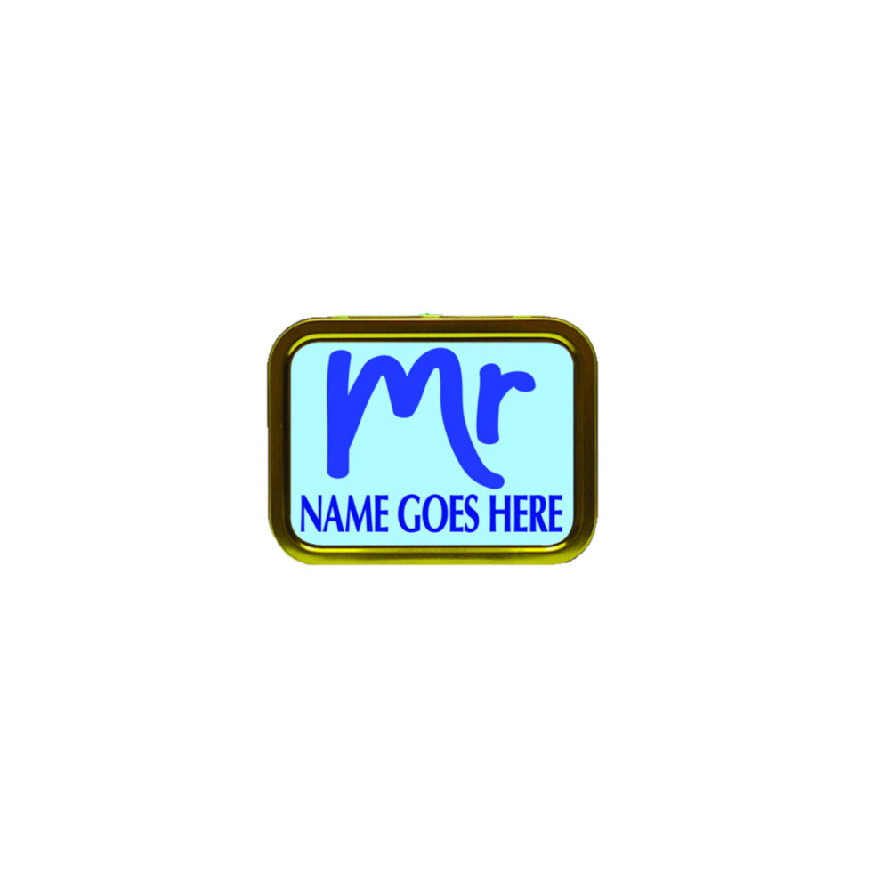 Personalised Gift Products Personalised Mr Tobacco Tin Gift & Smoking Products