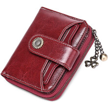 SENDEFN Purses for Women Genuine Leather Small Bifold Compact Womens Wallet with RFID Protection