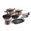 (Rose) Berlinger Haus 12 Pc Cookware Set Pots and Pans 3