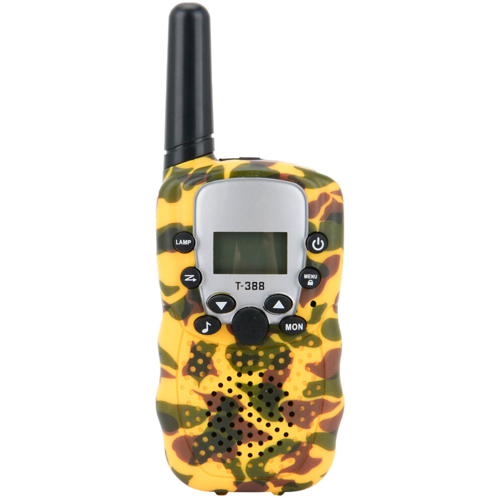 ( ) 2Pcs Children Walkie Talkies Kids Long Range Walky Talky 8 Channel Yellow 714367566047