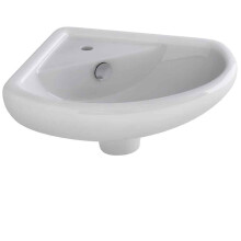 Cloakroom Corner Ceramic Basin