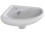 Cloakroom Corner Ceramic Basin 1