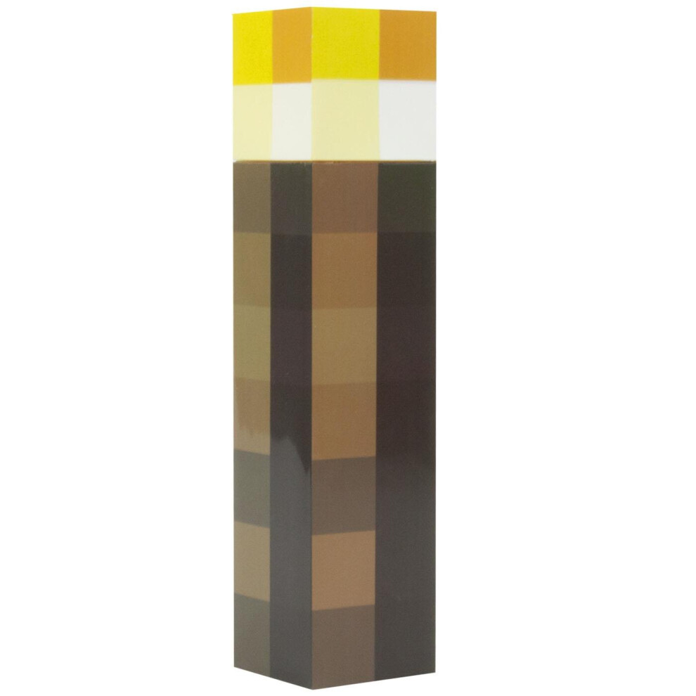 Minecraft Torch 22oz Kids Plastic Screw Lid Water Bottle