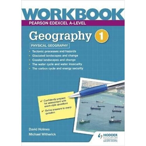 Pearson Edexcel A-level Geography Workbook 1: Physical Geography | Paperback