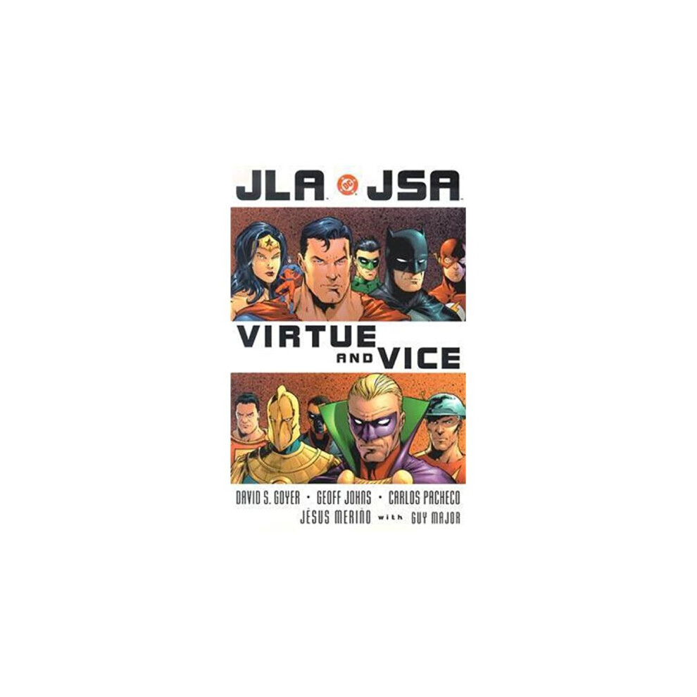 DC Comics JLA/JSA: Virtue and Vice - Comic Book Eng Hardback Book