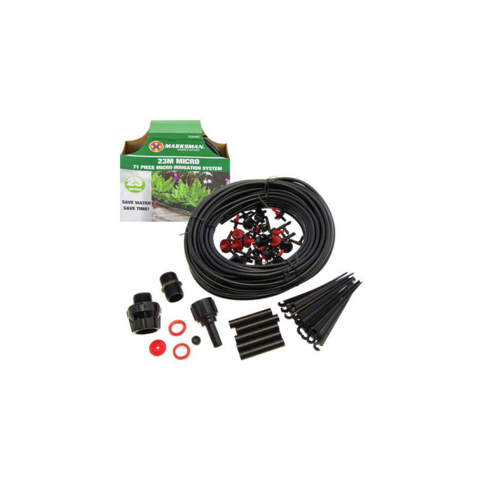 71PC MICRO IRRIGATION WATERING KIT AUTOMATIC GARDEN PLANT DRIP SYSTEM