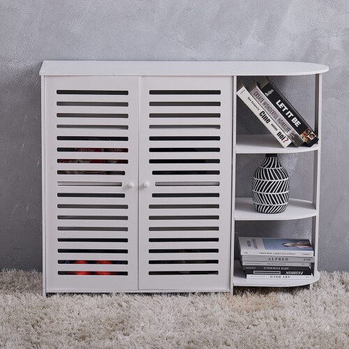 Living And Home 4 Tier Shoes Rack Display Storage Shelf Organiser Cabinet 1