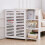 Living And Home 4 Tier Shoes Rack Display Storage Shelf Organiser Cabinet 1