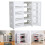 Living And Home 4 Tier Shoes Rack Display Storage Shelf Organiser Cabinet 3