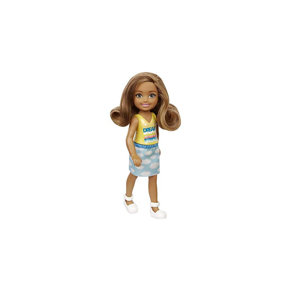 Mattel Barbie Chelsea And Friends Doll With Yellow Top Gxt36
