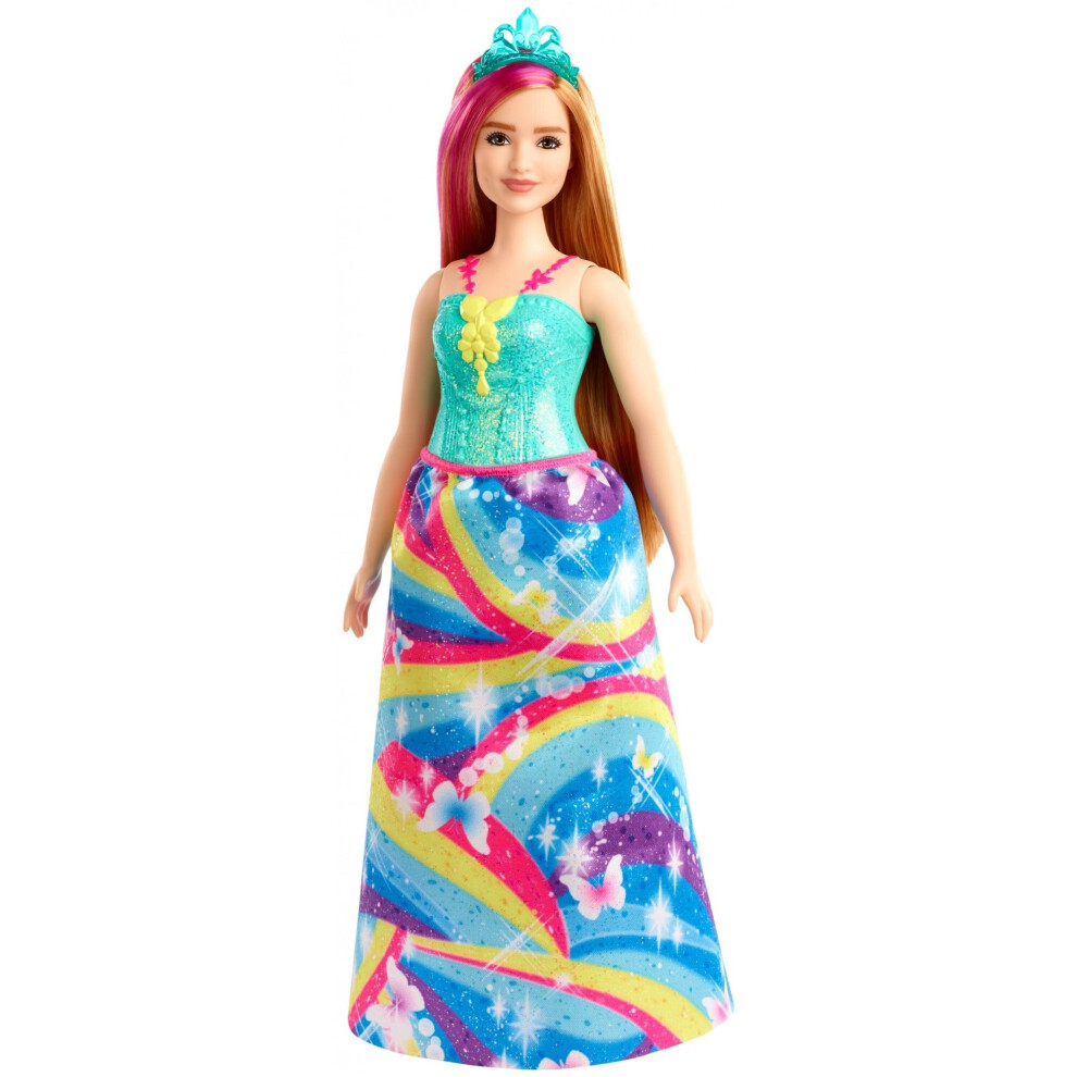 Mattel Barbie Dreamtopia Princess Doll Rainbows & Butterflies Dress Gjk16