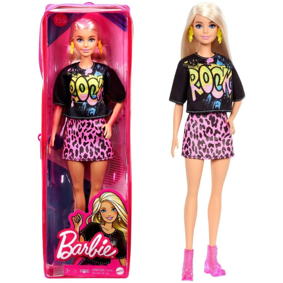 Mattel Barbie Fashion Doll Rock Shirt & Skirt
