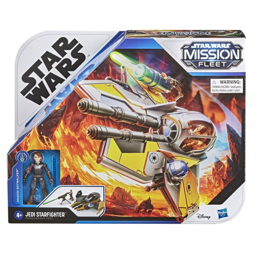 Hasbro Star Wars Mission Fleet Stellar Jedi Starfighter Anakin Toys