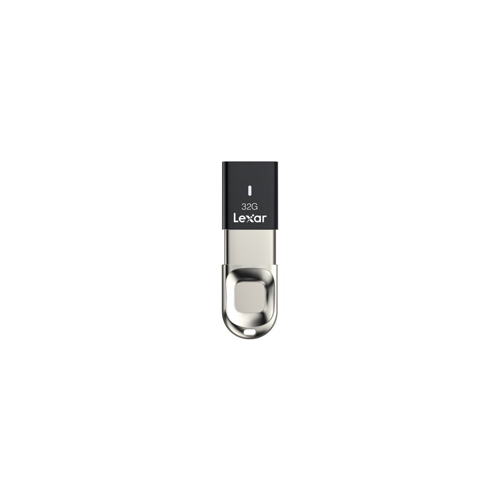 Lexar JumpDrive Fingerprint F35 USB flash drive 32 GB USB Type-A 3.2 Gen 1 (3.1 Gen 1) Black, Silver