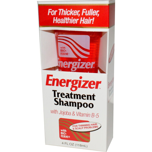 Energizer Hobe Labs, Energizer, Θεραπεία Σάμπουας, Για Πυκνότερη, Πλήρης, Υγιή Μαλλιά, 4 fl oz (118 ml) 2