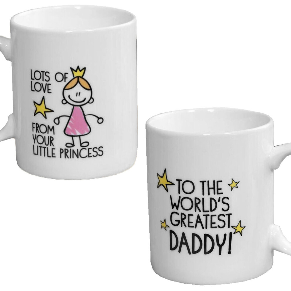 Ceramic Mug 'World's Greatest Daddy from Your little Princess' Father's Day Gift