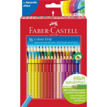 Faber-Castell 36 Colour Grip wasserlösliche Buntstifte 112442