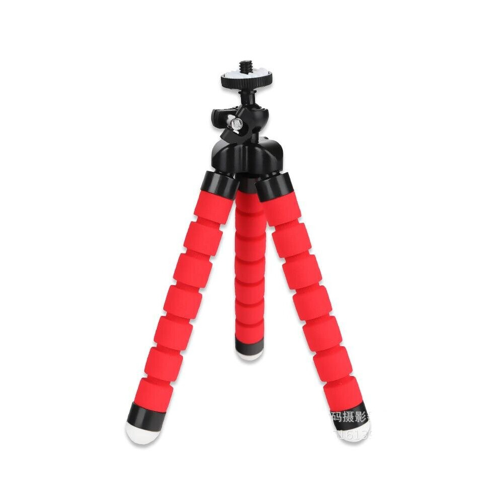 ( No Clip) Phone Tripod Holder, Clip Stand, Flexible Sponge, Octopus Mini For Camera Red 3503942821766