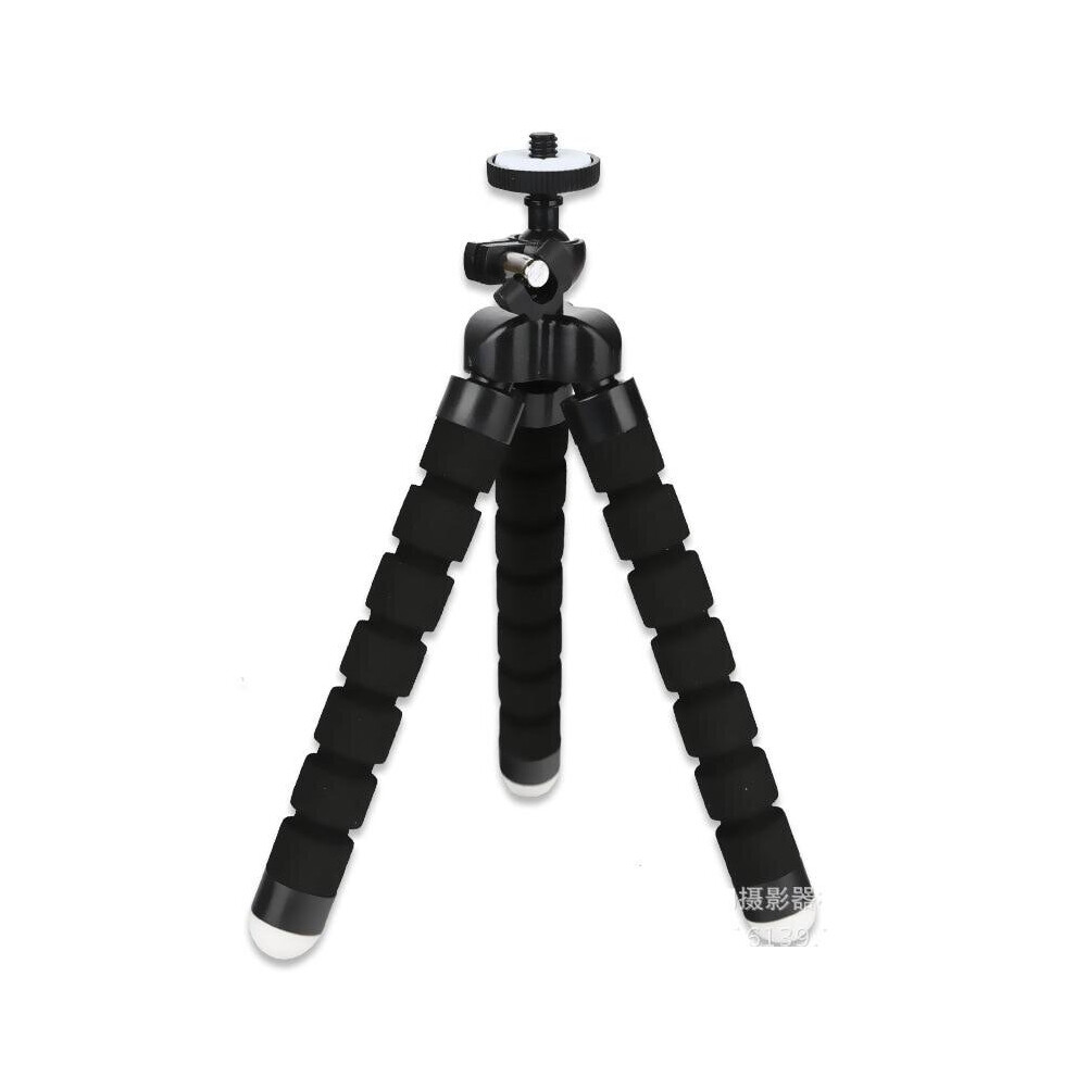 ( No Clip) Phone Tripod Holder, Clip Stand, Flexible Sponge, Octopus Mini For Camera Black 3503942821759