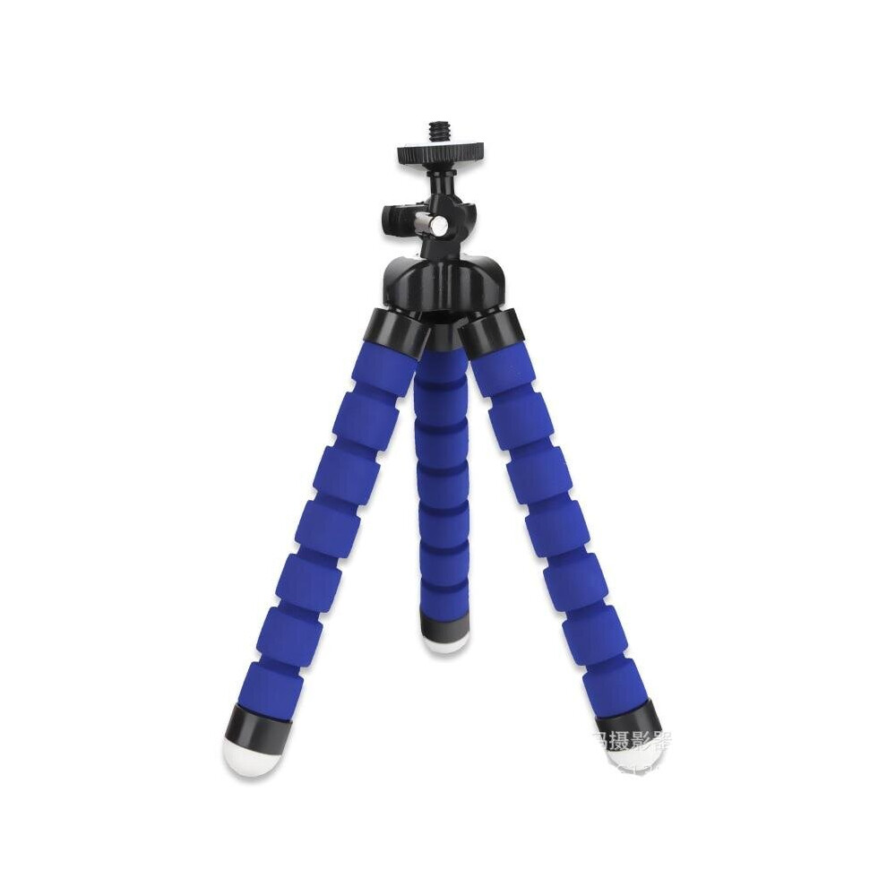 ( No Clip) Phone Tripod Holder, Clip Stand, Flexible Sponge, Octopus Mini For Camera Blue 3503942821742