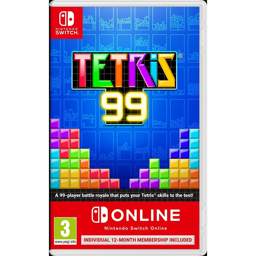 Tetris 99 + NSO UK Subscription Nintendo Switch Game