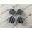 Volkswagen Volkswagen VW 65mm Alloy Wheel Centre Cap Blue & Chrome Replacement Part 1