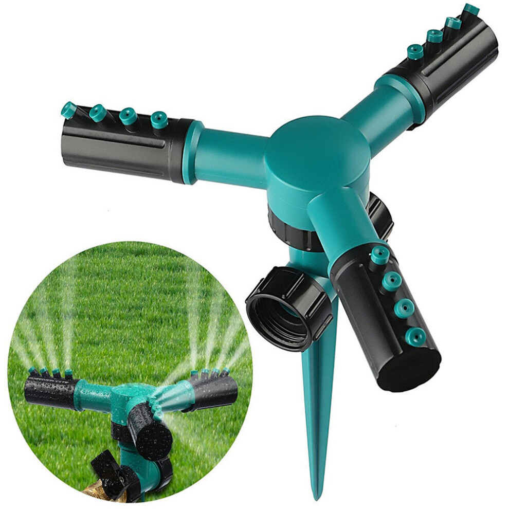 360Â° Automatic Rotating Garden Sprinkler Water Sprinkler Irrigation Lawn Watering Tool