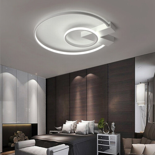 Living And Home (V Round, Cool White) Modern LED Ceiling Light Chandelier Lamp 1